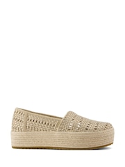 TOMS Gold Valencia Espadrilles - Image 2 of 5