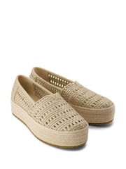TOMS Gold Valencia Espadrilles - Image 3 of 5
