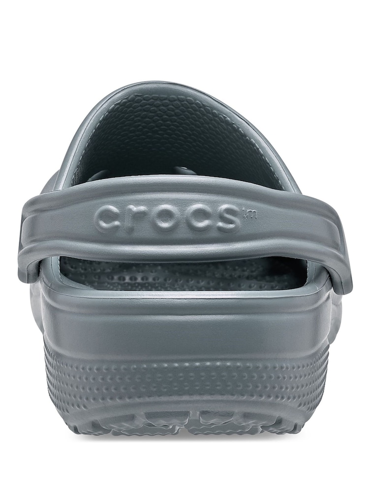 Crocs Grey Adult Classic Clogs - Image 5 of 5