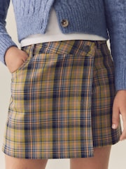 Olive Green Check Skort (3-16yrs) - Image 1 of 9