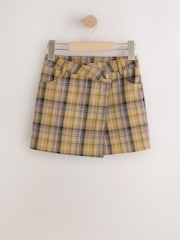 Olive Green Check Skort (3-16yrs) - Image 5 of 9
