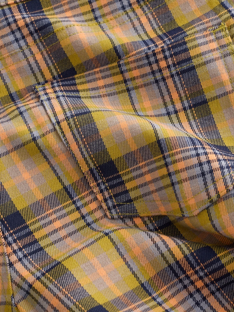 Olive Green Check Skort (3-16yrs) - Image 9 of 9