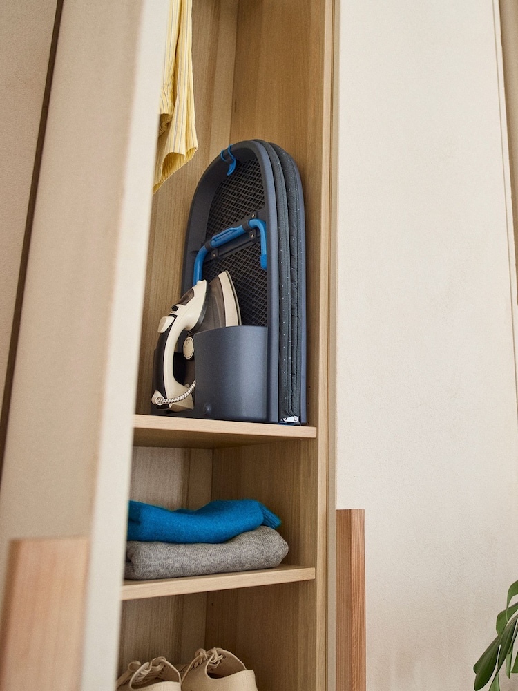 Joseph Joseph Black Blue Pocket Max Plus Ironing Board - Image 1 of 5 Joseph Joseph Black Blue Pocket Max Plus Ironing Board - Image 1 of 5