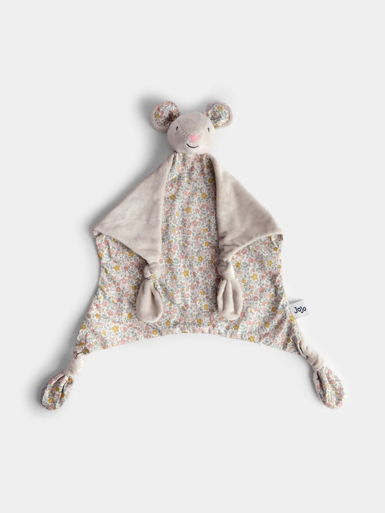 JoJo Maman Bébé Floral Mouse Baby Comforter - Image 1 of 4