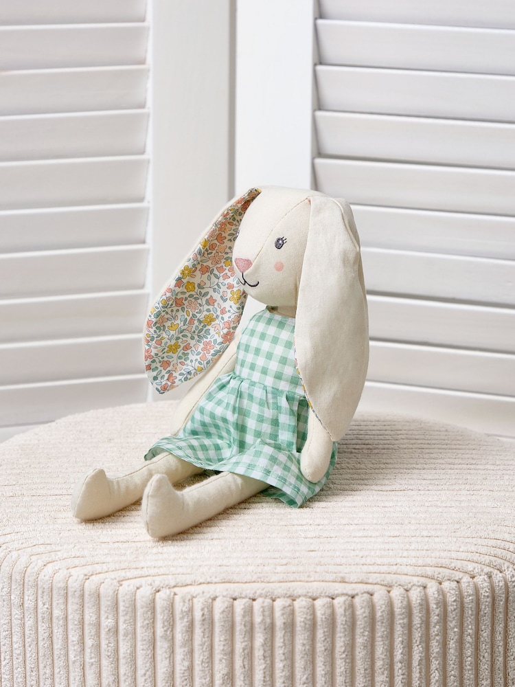 JoJo Maman Bébé Bunny Soft Ragdoll Toy - Image 1 of 4