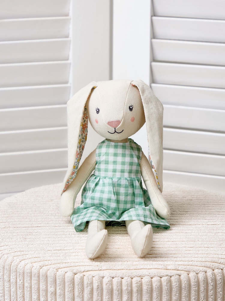 JoJo Maman Bébé Bunny Soft Ragdoll Toy - Image 2 of 4
