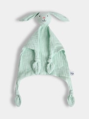 JoJo Maman Bébé Sage Green Animal Comforter - Image 1 of 4