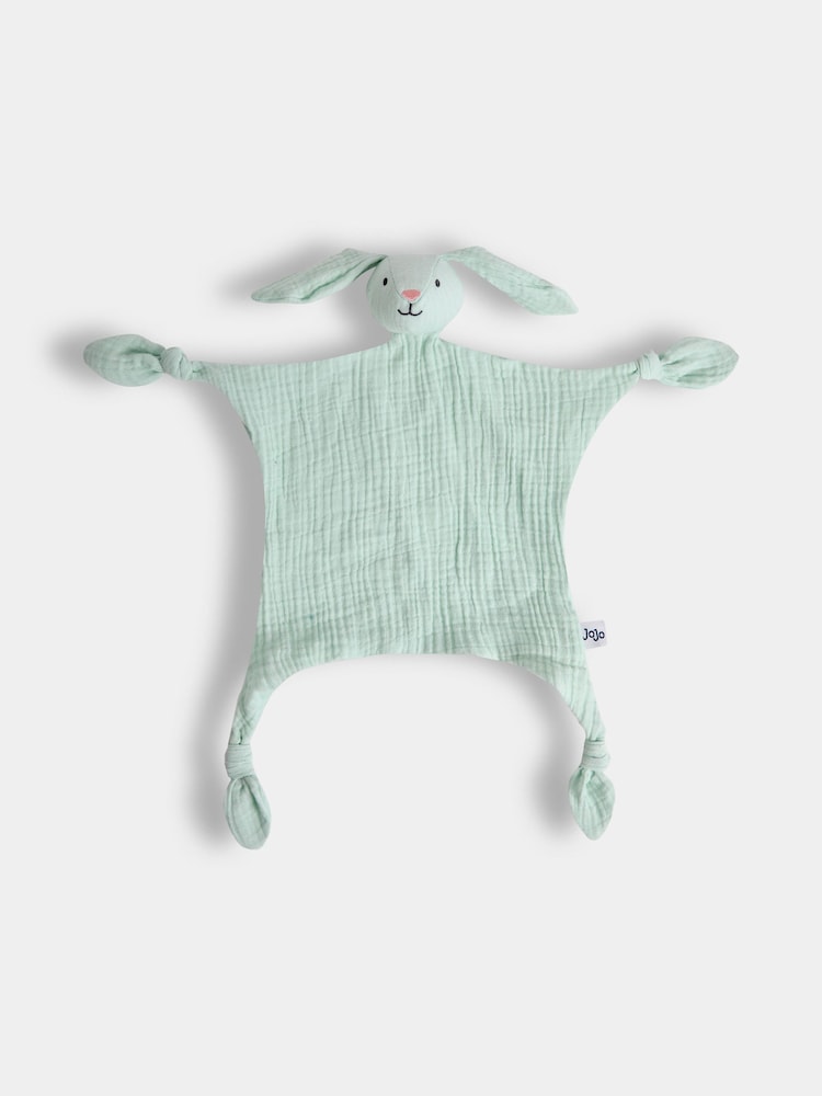 JoJo Maman Bébé Sage Green Animal Comforter - Image 2 of 4 JoJo Maman Bébé Sage Green Animal Comforter - Image 2 of 4