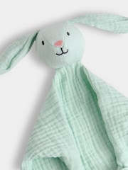 JoJo Maman Bébé Sage Green Animal Comforter - Image 3 of 4