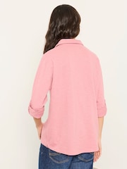 FatFace Paige Pink Jersey Shirt - Image 2 of 4