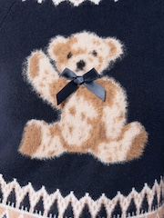 Lipsy Bear Crew Neck Knitted Jumper - Obraz 7 z 7