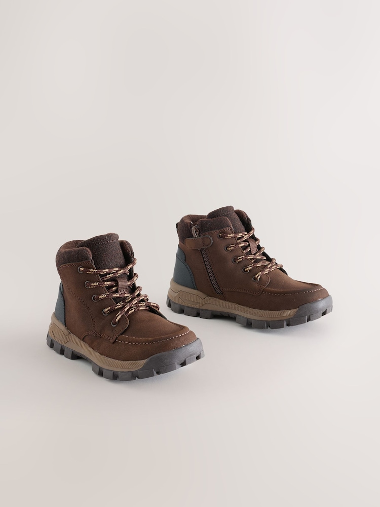 Шоколадно-коричневий - Lace-up Walking Boots - Image 1 of 5 Шоколадно-коричневий - Lace-up Walking Boots - Image 1 of 5
