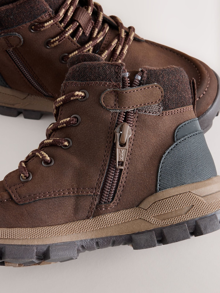 Шоколадно-коричневий - Lace-up Walking Boots - Image 5 of 5 Шоколадно-коричневий - Lace-up Walking Boots - Image 5 of 5