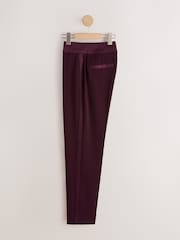 Burgundy Slim Tuxedo Trousers - Image 6 of 8