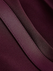 Burgundy Slim Tuxedo Trousers - Image 8 of 8