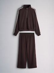 The Set Funnel Neck Sweat with Straight Leg Jogger Coord - 5এর মধ্যে 1 ছবি