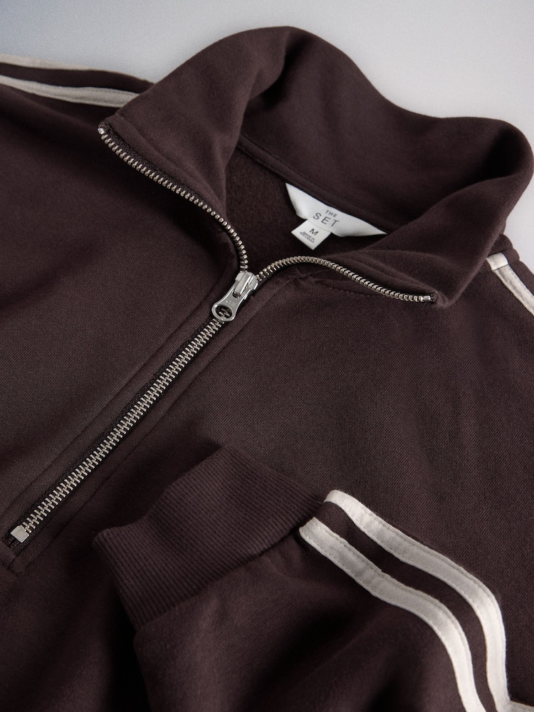 The Set Funnel Neck Sweat with Straight Leg Jogger Coord - 5এর মধ্যে 5 ছবি