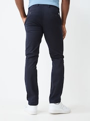 Lacoste Blue Slim Fit Stretch Twill Chino Trousers - Image 2 of 3