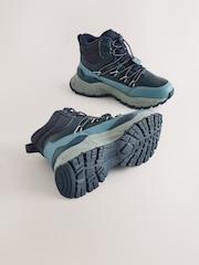 Navy/ Blue Waterproof Hiker Boots - Image 2 of 4