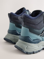 Navy/ Blue Waterproof Hiker Boots - Image 4 of 4