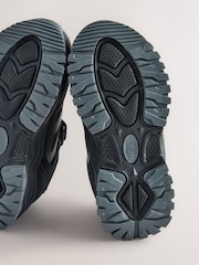 Black Waterproof Touch Fasten Elastic Lace Walking Shoes with Thinsulate - Image 5 of 5