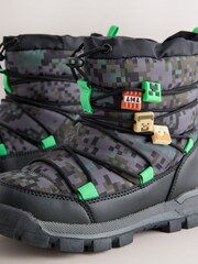 Khaki/Black - Minecraft Snow Boots - 图片4 / 5