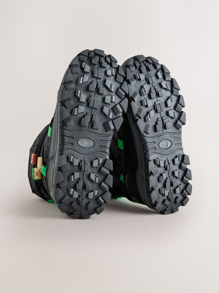 Khaki/Black Minecraft Snow Boots - Image 9 of 9 Khaki/Black Minecraft Snow Boots - Image 9 of 9
