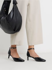 Schwarz - JD Williams Two Part Heeled Shoes - Bild 1 von 4