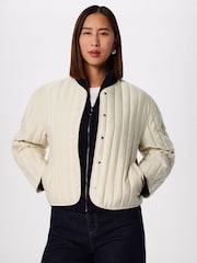 Whistles White Cone Sleeve Quilted Jacket - Image 1 of 5