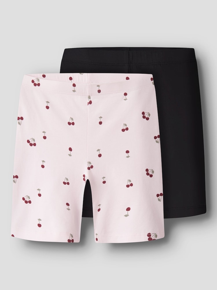 Name It Black Cycling Shorts 2 Pack - Image 1 of 3