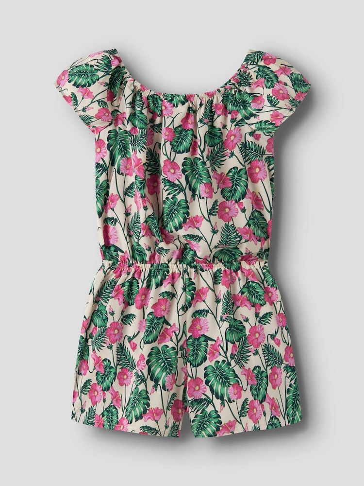 Name It Pink Floral Playsuit - Image 1 of 3 Name It Pink Floral Playsuit - Image 1 of 3
