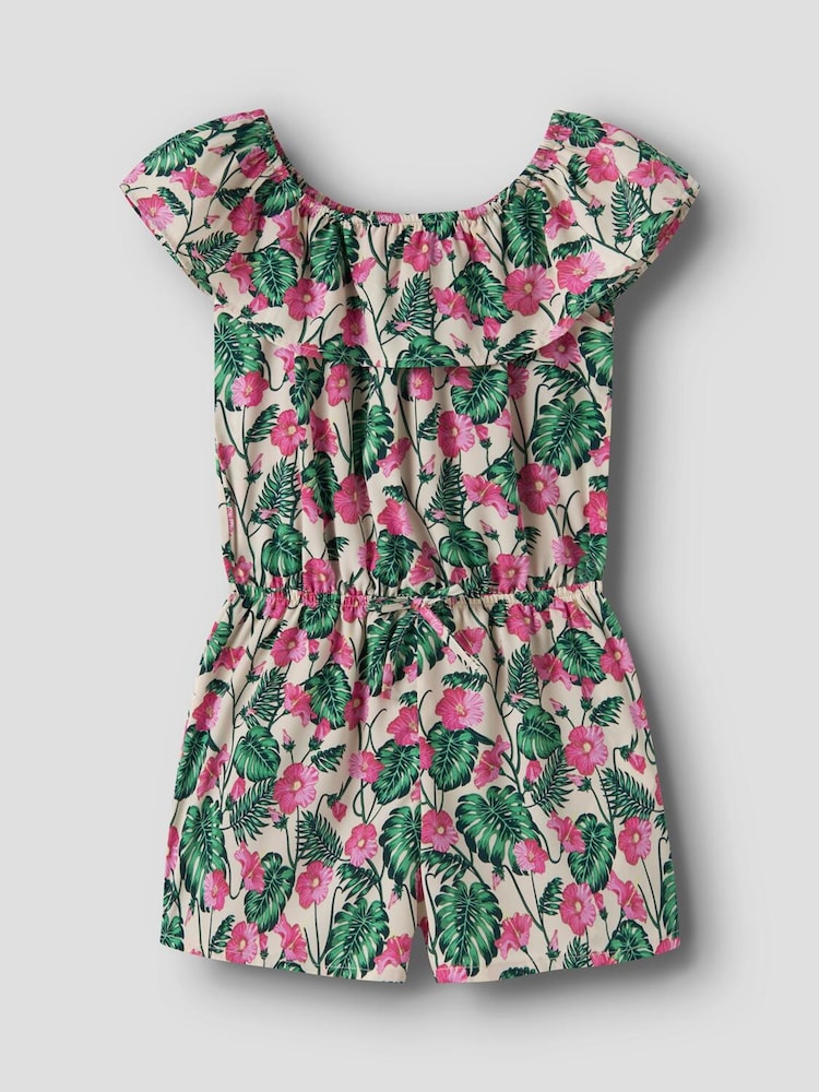 Name It Pink Floral Playsuit - Image 2 of 3 Name It Pink Floral Playsuit - Image 2 of 3