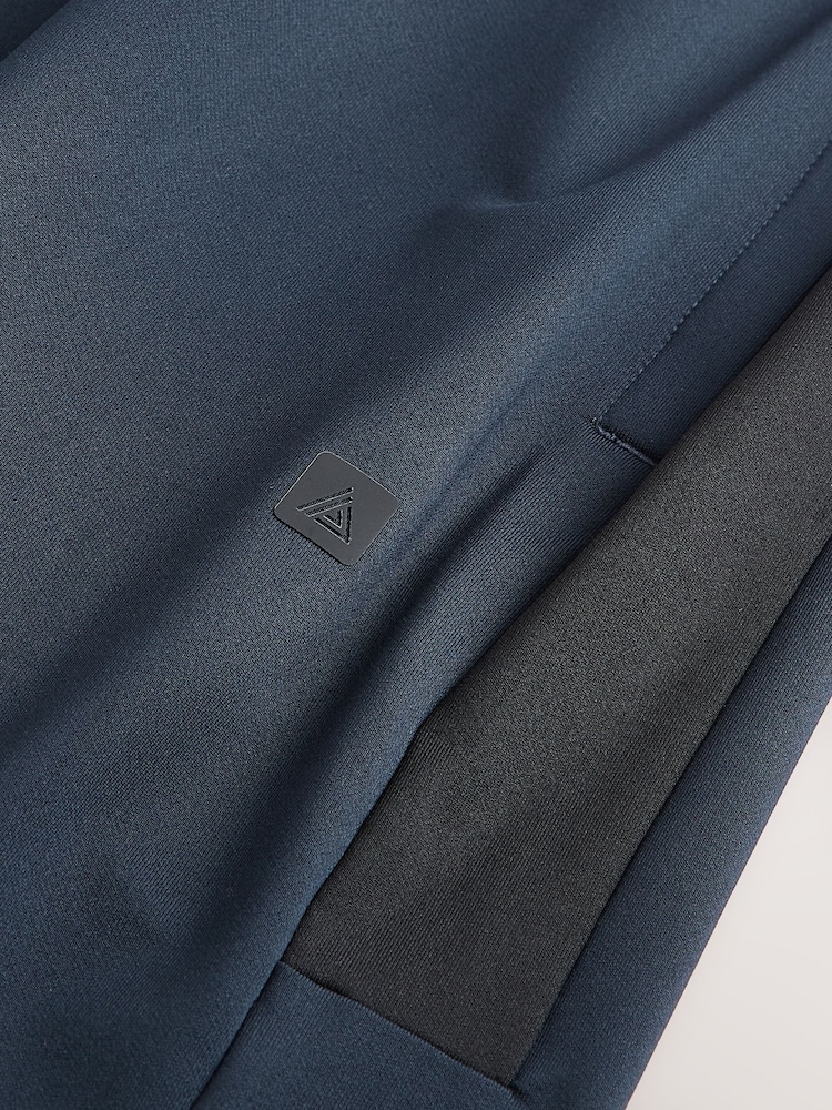 Navy Blue Active Slim Fit Training Joggers - Image 3 of 3 Navy Blue Active Slim Fit Training Joggers - Image 3 of 3