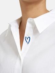 Smith & Soul White Shirt Blouse With "AVEC AMOUR" Slogan - Image 6 of 7