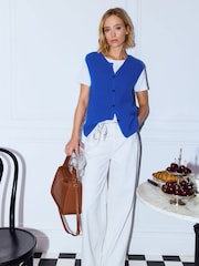 Smith & Soul White Wide Leg Jeans - Image 1 of 5