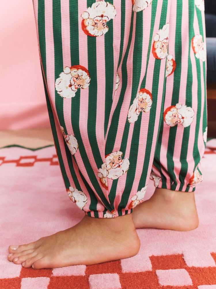 Eleanor Bowmer Pink/Green Big Nick Energy Balloon Pyjamas - Image 6 of 6