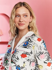 Eleanor Bowmer Zebra Button Through Pyjamas - Image 5 of 6