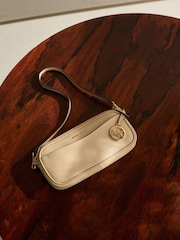 Michael Kors Cream May Small Convertible Pouchette Cross-Body Bag - Image 1 of 1