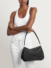 Michael Kors Black Holmes Medium Convertible Messenger Bag - Image 2 of 5