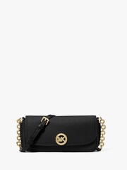 Michael Kors Black Nolita Small Flap Chain Cross-Body Bag - Image 1 of 3