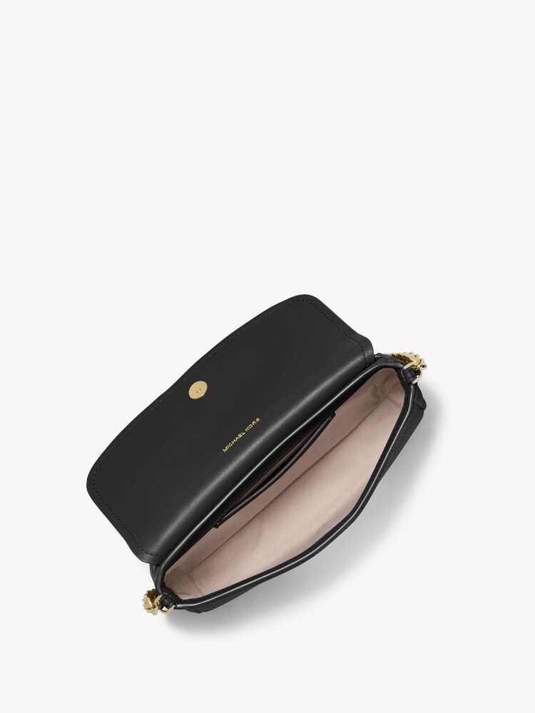 Michael Kors Black Nolita Small Flap Chain Cross-Body Bag - Image 2 of 3