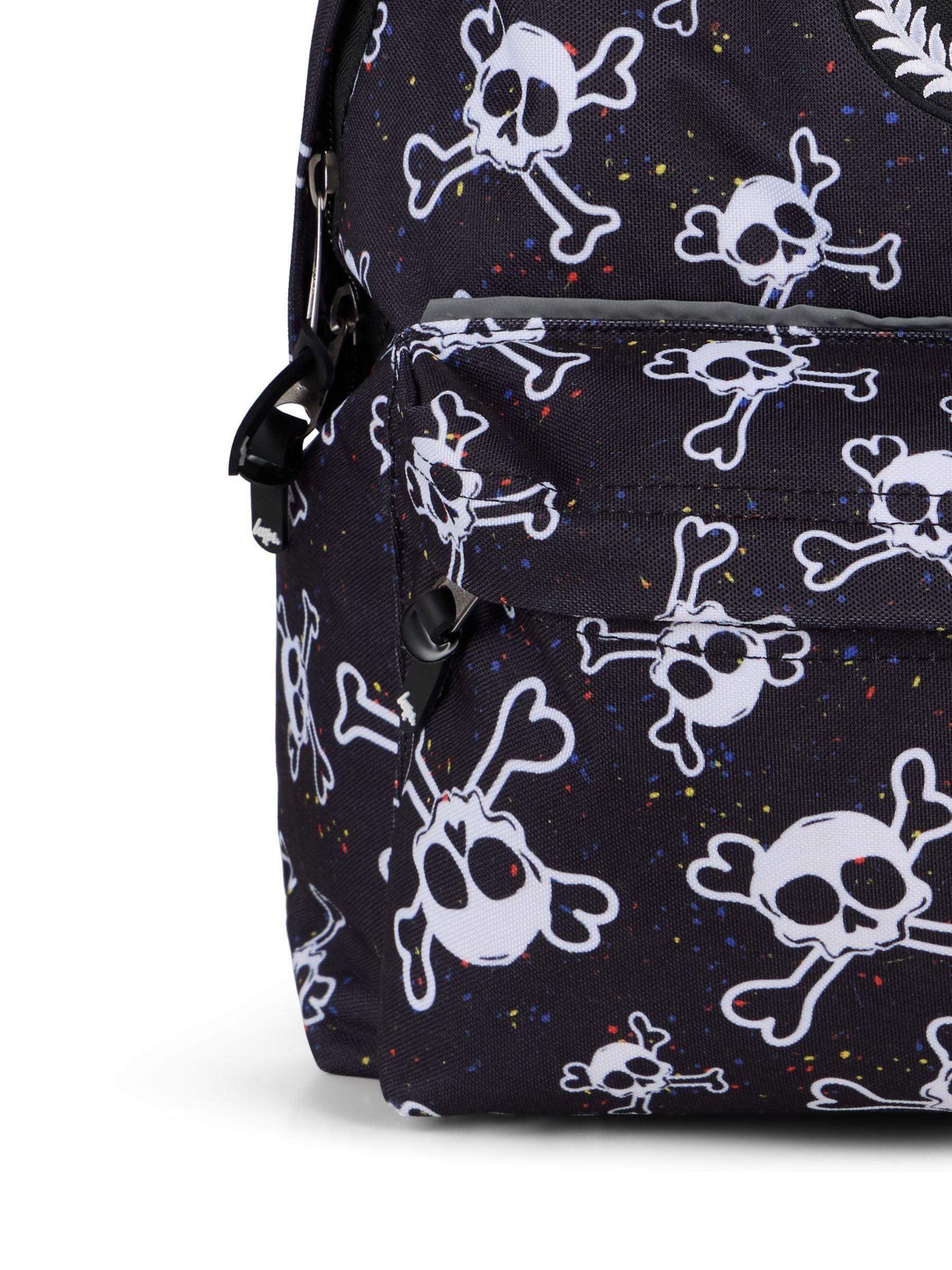 Buy Hype Black Splat Skull Backpack from Next Canada