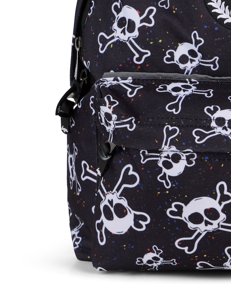 Hype Black Splat Skull Backpack - Image 3 of 3
