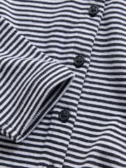 The Set 4 Pack Long Sleeve Rib Jersey Button Through Tops - 7суретінің 7 суреті