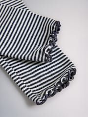 The Set 5 Pack Rib Jersey Leggings Blue/Navy/Stripe/Cream/Burgandy Red - Image 7 of 8