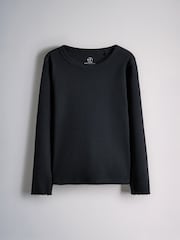 Crème/Marron clair/Marron/Gris/Noir - The Set 5 Pack t-shirts côtelés en jersey - Image 2 sur 8