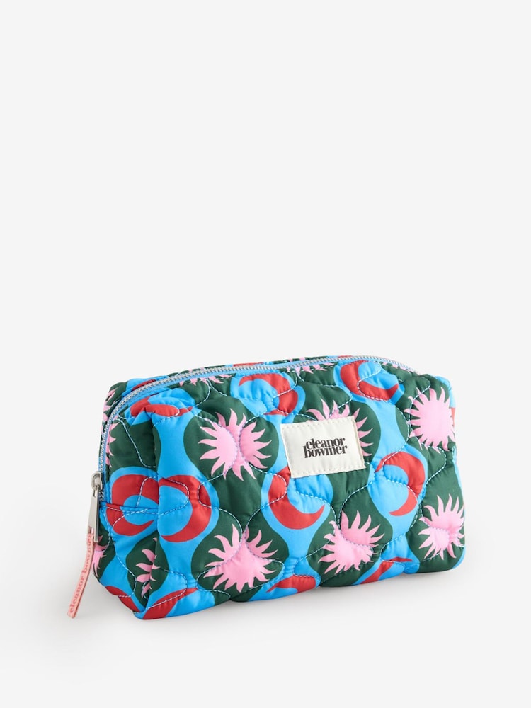Eleanor Bowmer Blue/Green Moon Star Wash Bag - Image 1 of 5