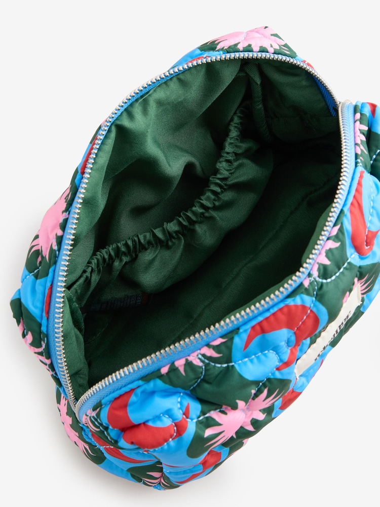 Eleanor Bowmer Blue/Green Moon Star Wash Bag - Image 5 of 5