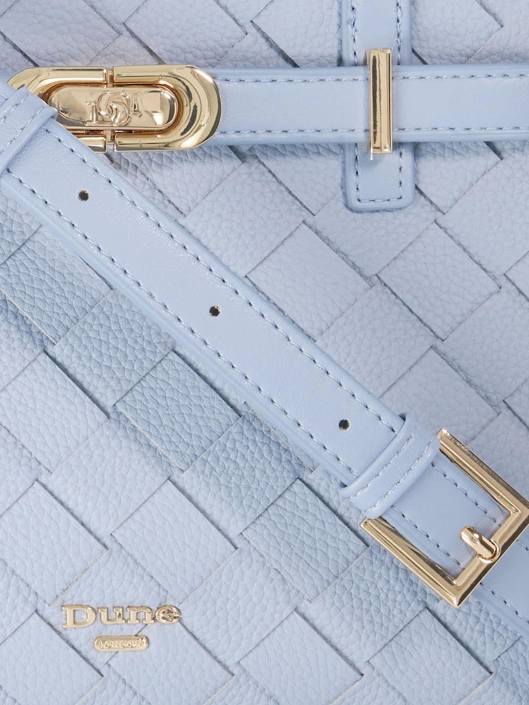 Dune London Blue Dinidefine Medium Belted Tote Bag - Image 4 of 4
