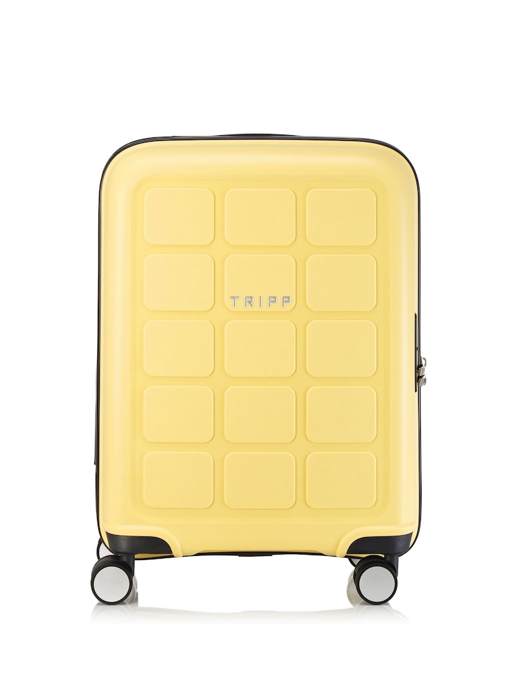 Tripp Yellow Holiday 8 Cabin Suitcase - Image 1 of 5